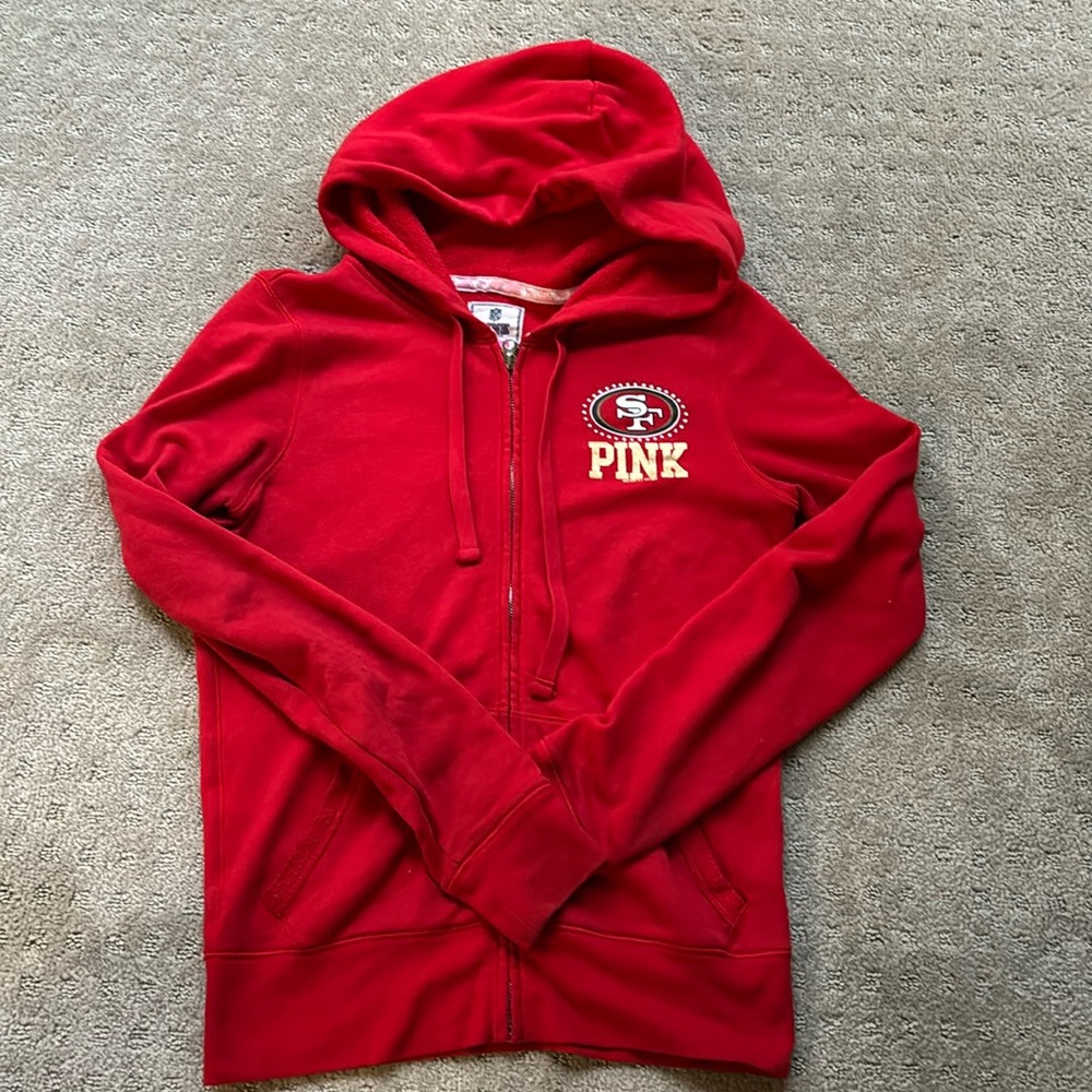 VS PINK | San Francisco 49ers Zip Up Hoodie